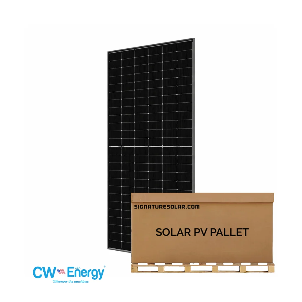 CW Energy 595W Pallet of Bifacial Solar Panels | 31 Panels